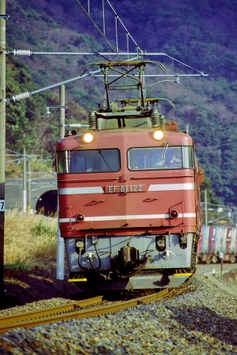 JR貨物 国鉄EF81形電気機関車 EF81 122 鉄道フォト・写真 by 丹波篠山さん 敦賀駅 (JR)：2001年03月21日00時ごろ