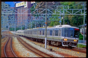 JR西日本223系電車 クモハ223形（Mc） クモハ223-1004 鉄道フォト・写真 by 丹波篠山さん 山崎駅 (京都府)：1998年02月11日00時ごろ