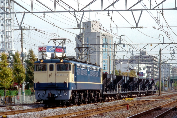 JR東日本 国鉄ホキ800形貨車 EF65 1110 鉄道フォト・写真 by 丹波篠山さん 藤沢駅 (JR)：1999年11月23日00時ごろ