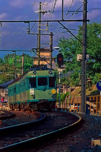京阪電鉄 京阪80型電車 86 鉄道フォト・写真 by 丹波篠山さん 蹴上駅：1997年10月10日00時ごろ