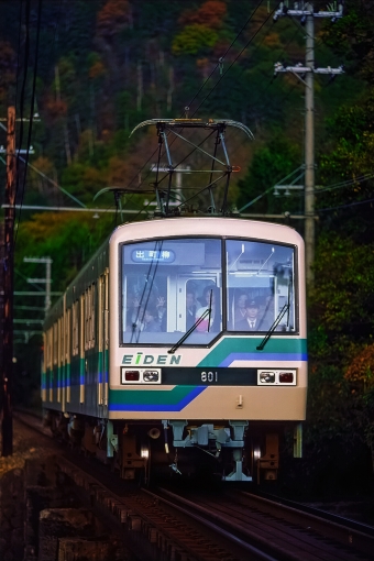 叡電800系 鉄道フォト・写真