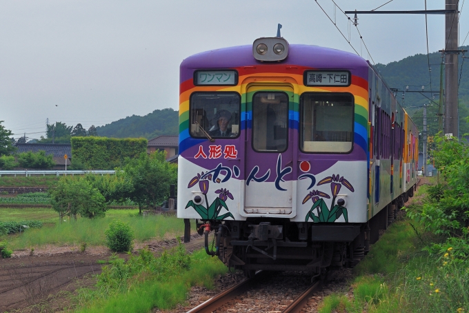 鉄道フォト・写真：上信電鉄200形電車 クハ303 根小屋駅 鉄道フォト・写真 by 丹波篠山さん - 撮影日 2012/06/03 07:36