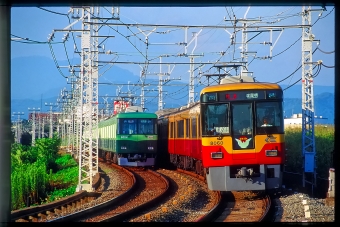 京阪電鉄 8000系と6000系 鉄道フォト・写真 by 丹波篠山さん 淀駅：1999年08月22日00時ごろ