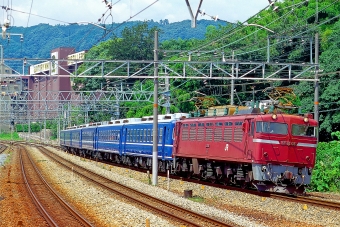 JR西日本 国鉄EF81形電気機関車 EF81 48 鉄道フォト・写真 by 丹波篠山さん 山崎駅 (京都府)：1998年07月26日00時ごろ