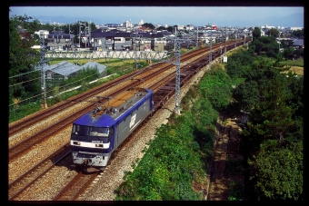 JR貨物 EF210形 EF210-2 鉄道フォト・写真 by 丹波篠山さん 山崎駅 (京都府)：1999年10月11日00時ごろ