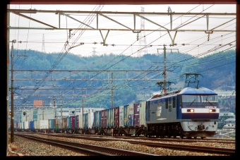 JR貨物 EF210形 EF210-12 鉄道フォト・写真 by 丹波篠山さん 島本駅：2000年03月10日00時ごろ