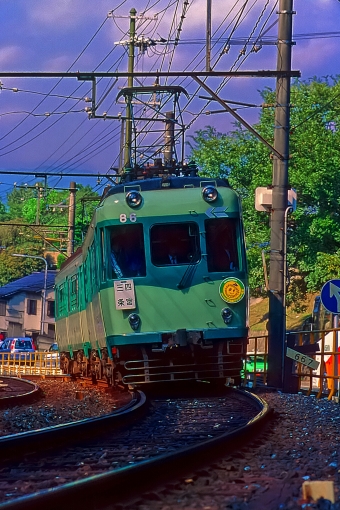 京阪電鉄 京阪80型電車 86 鉄道フォト・写真 by 丹波篠山さん 蹴上駅：1997年10月10日00時ごろ