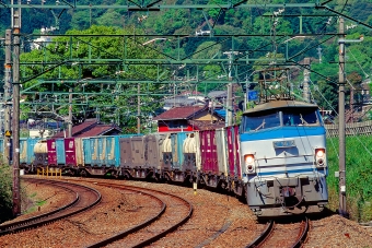 JR貨物 国鉄EF66形電気機関車 EF66 16 鉄道フォト・写真 by 丹波篠山さん 金谷駅 (JR)：1999年04月24日00時ごろ