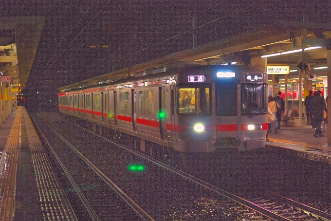 鉄道フォト・写真：JR東海313系電車 クハ312-411 尾張一宮駅 鉄道フォト・写真 by 丹波篠山さん - 撮影日 2018/03/20 22:54