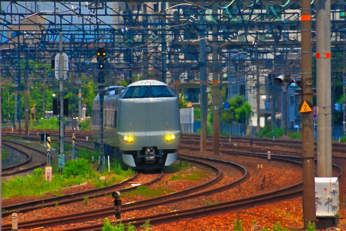 鉄道フォト・写真：JR西日本287系電車 クモハ286-2 岸辺駅 鉄道フォト・写真 by 丹波篠山さん - 撮影日 2017/07/15 12:39