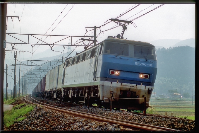 JR貨物 EF200形 EF200-18 鉄道フォト・写真 by 丹波篠山さん 米原駅 (JR)：2005年10月26日00時ごろ