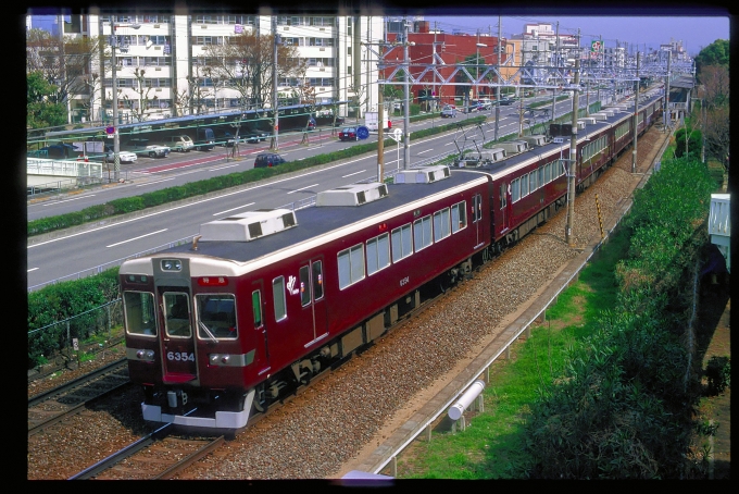 鉄道フォト・写真：阪急電鉄 阪急6300系電車 6354 崇禅寺駅 鉄道フォト・写真 by 丹波篠山さん - 撮影日 1999/03/01 00:00