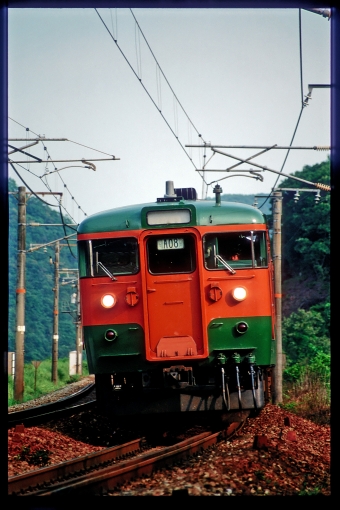 JR西日本 クハ115形 クハ115-1151 鉄道フォト・写真 by 丹波篠山さん 上郡駅 (JR)：2001年07月30日00時ごろ