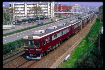 阪急電鉄 阪急6350形(Tc) 6355 鉄道フォト・写真 by 丹波篠山さん 崇禅寺駅：1999年03月01日00時ごろ