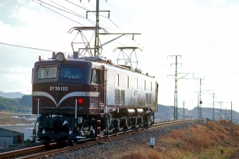 JR東海 国鉄EF58形電気機関車 EF58 122 鉄道フォト・写真 by 丹波篠山さん 北殿駅：2000年01月29日00時ごろ