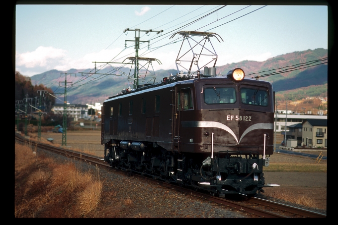 鉄道フォト・写真：JR東海 国鉄EF58形電気機関車 EF58 122 北殿駅 鉄道フォト・写真 by 丹波篠山さん - 撮影日 2000/01/29 00:00