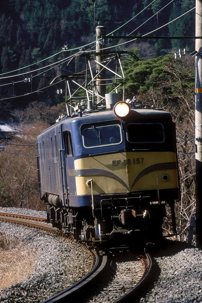 鉄道フォト・写真：JR東海 国鉄EF58形電気機関車 EF58 157 田切駅 鉄道フォト・写真 by 丹波篠山さん - 撮影日 2000/01/29 00:00