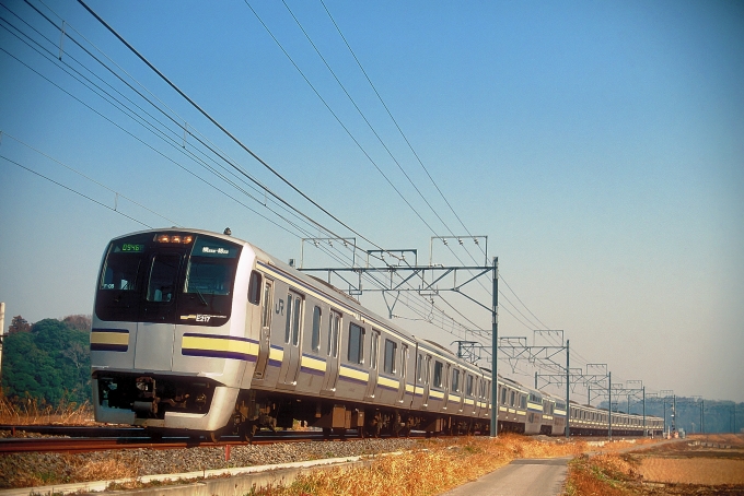 鉄道フォト・写真：JR東日本E217系電車 クハE216-2033 物井駅 鉄道フォト・写真 by 丹波篠山さん - 撮影日 2000/03/07 00:00