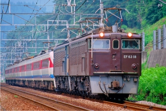 JR東日本 国鉄EF63形電気機関車 EF63 18&EF63 7 鉄道フォト・写真 by 丹波篠山さん 横川駅 (群馬県)：1997年09月03日00時ごろ