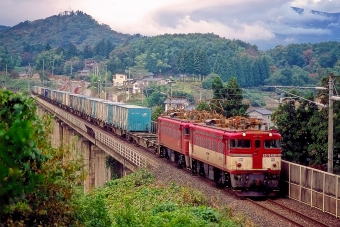 JR貨物 国鉄ED75形電気機関車 ED75 1019&ED75 101 鉄道フォト・写真 by 丹波篠山さん 金谷川駅：2000年10月30日00時ごろ