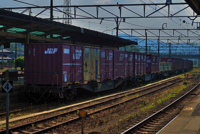 鉄道フォト・写真：JR貨物コキ100系貨車 コキ104-1698 宇部駅 鉄道フォト・写真 by 丹波篠山さん - 撮影日 2014/05/09 08:52