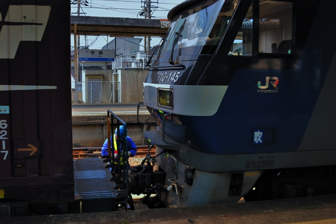 鉄道フォト・写真：JR貨物EF210形電気機関車 EF210-145 宇部駅 鉄道フォト・写真 by 丹波篠山さん - 撮影日 2014/05/09 09:15