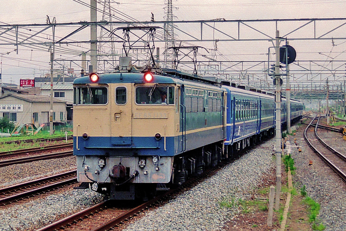 KATO ef65.12系 KATO 12系 急行形客車 国鉄仕様 入線 : なみとの風