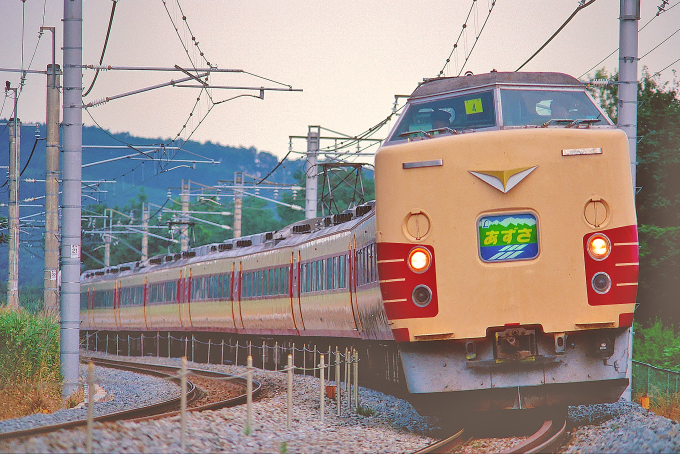 JR東日本 国鉄183系電車 ウィングあずさ クハ183-1531 新府駅 鉄道