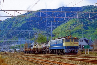 JR貨物 国鉄EF65形電気機関車 EF65 1097 鉄道フォト・写真 by 丹波篠山さん 山崎駅 (京都府)：1998年02月11日00時ごろ