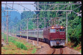 JR東日本 国鉄EF63形電気機関車 あさま(特急) EF63 24 鉄道フォト・写真 by 丹波篠山さん 横川駅 (群馬県)：1997年09月03日00時ごろ
