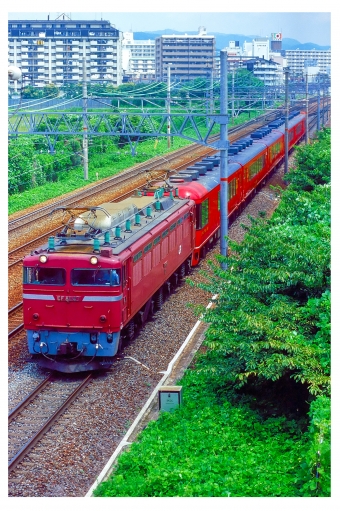 JR西日本 国鉄EF81形電気機関車 EF81 47 鉄道フォト・写真 by 丹波篠山さん 茨木駅：1998年07月01日00時ごろ