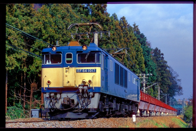 鉄道フォト・写真：JR貨物  EF64 1017 青梅駅 鉄道フォト・写真 by 丹波篠山さん - 撮影日 1998/04/03 00:00