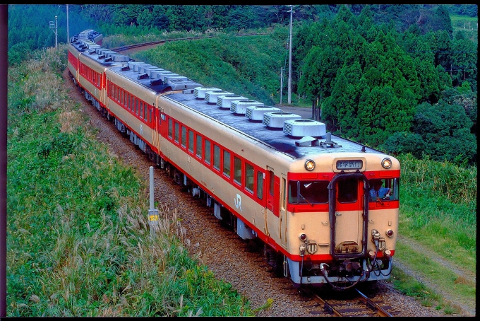 JR西日本 国鉄キハ58系気動車 修学旅行臨時列車 キハ28 3009 加太駅