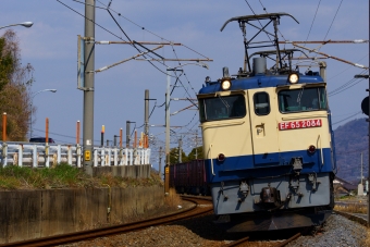 JR貨物 国鉄EF65形電気機関車 EF65-2084 鉄道フォト・写真 by tatakaさん 端岡駅：2022年03月06日13時ごろ