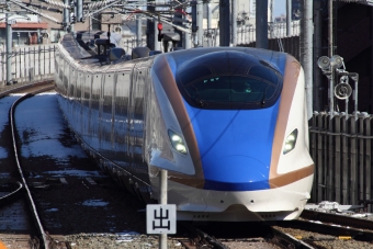 JR東日本 E723形(T1c) 新幹線かがやき526号 E723-27 鉄道フォト・写真 by 特撮大好きさん 長野駅 (JR)：2024年02月10日11時ごろ
