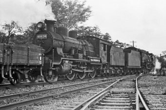 国鉄8620形蒸気機関車 48638 鉄道フォト・写真 by 鉄道のお爺さんさん ：1961年09月23日00時ごろ
