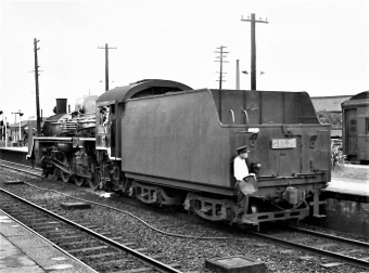 国鉄C55形蒸気機関車 C55 39 鉄道フォト・写真 by 鉄道のお爺さんさん ：1962年08月14日00時ごろ