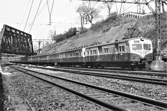 国鉄80系電車 クモユニ81 北品川駅 鉄道フォト・写真 by 鉄道の