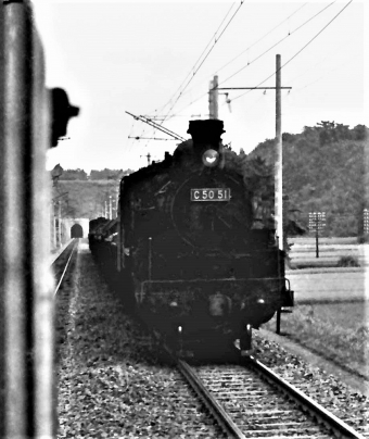 国鉄C50形蒸気機関車 C50 51 鉄道フォト・写真 by 鉄道のお爺さんさん ：1962年08月02日00時ごろ