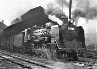 国鉄C59形蒸気機関車 C59 22 鉄道フォト・写真 by 鉄道のお爺さんさん ：1964年03月03日00時ごろ