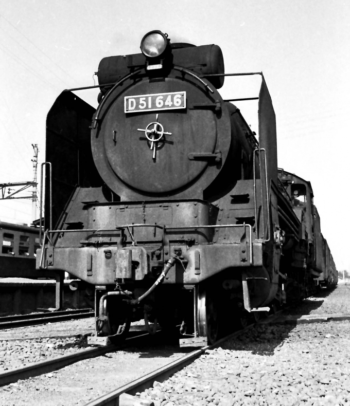 国鉄D51形蒸気機関車 D51 646 鉄道フォト・写真 by 鉄道のお爺さんさん ：1961年10月01日00時ごろ