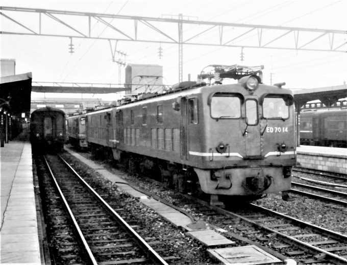 国鉄ED70形電気機関車 ED70 14 鉄道フォト・写真 by 鉄道のお爺さんさん ：1962年08月15日00時ごろ