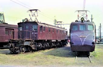 国鉄EF59形電気機関車と国鉄EF55形電気機関車 EF59 11とEF55 1 鉄道フォト・写真 by 鉄道のお爺さんさん ：1985年03月25日00時ごろ