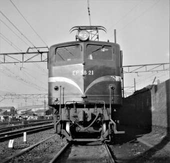 国鉄EF58形電気機関車 EF58 21 鉄道フォト・写真 by 鉄道のお爺さんさん ：1960年02月13日00時ごろ