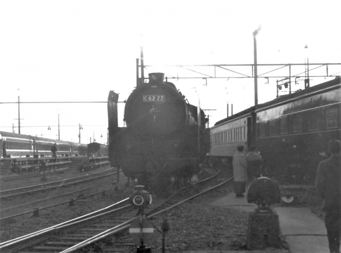 国鉄C62形蒸気機関車 C62 22 鉄道フォト・写真 by 鉄道のお爺さんさん ：1960年02月13日00時ごろ