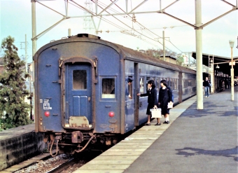 国鉄43系客車 スハフ42 鉄道フォト・写真 by 鉄道のお爺さんさん ：1984年10月07日00時ごろ
