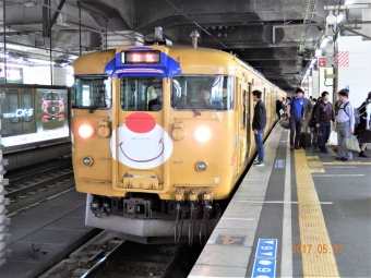 JR西日本 クモハ115形 クモハ115-1504 鉄道フォト・写真 by 鉄道のお爺さんさん ：2017年05月07日13時ごろ