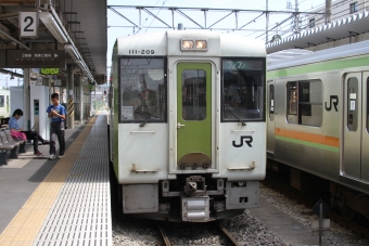 JR東日本 キハ111形 キハ111-209 鉄道フォト・写真 by 鉄道のお爺さんさん ：2013年06月02日14時ごろ