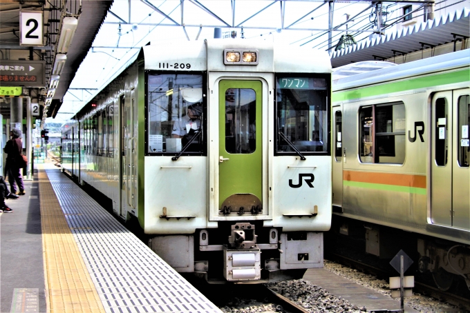 JR東日本 キハ111形 キハ111-209 鉄道フォト・写真 by 鉄道のお爺さんさん ：2013年06月02日13時ごろ