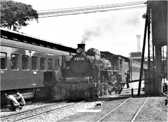 国鉄C57形蒸気機関車 C57 65 鉄道フォト・写真 by 鉄道のお爺さんさん ：1964年02月26日00時ごろ
